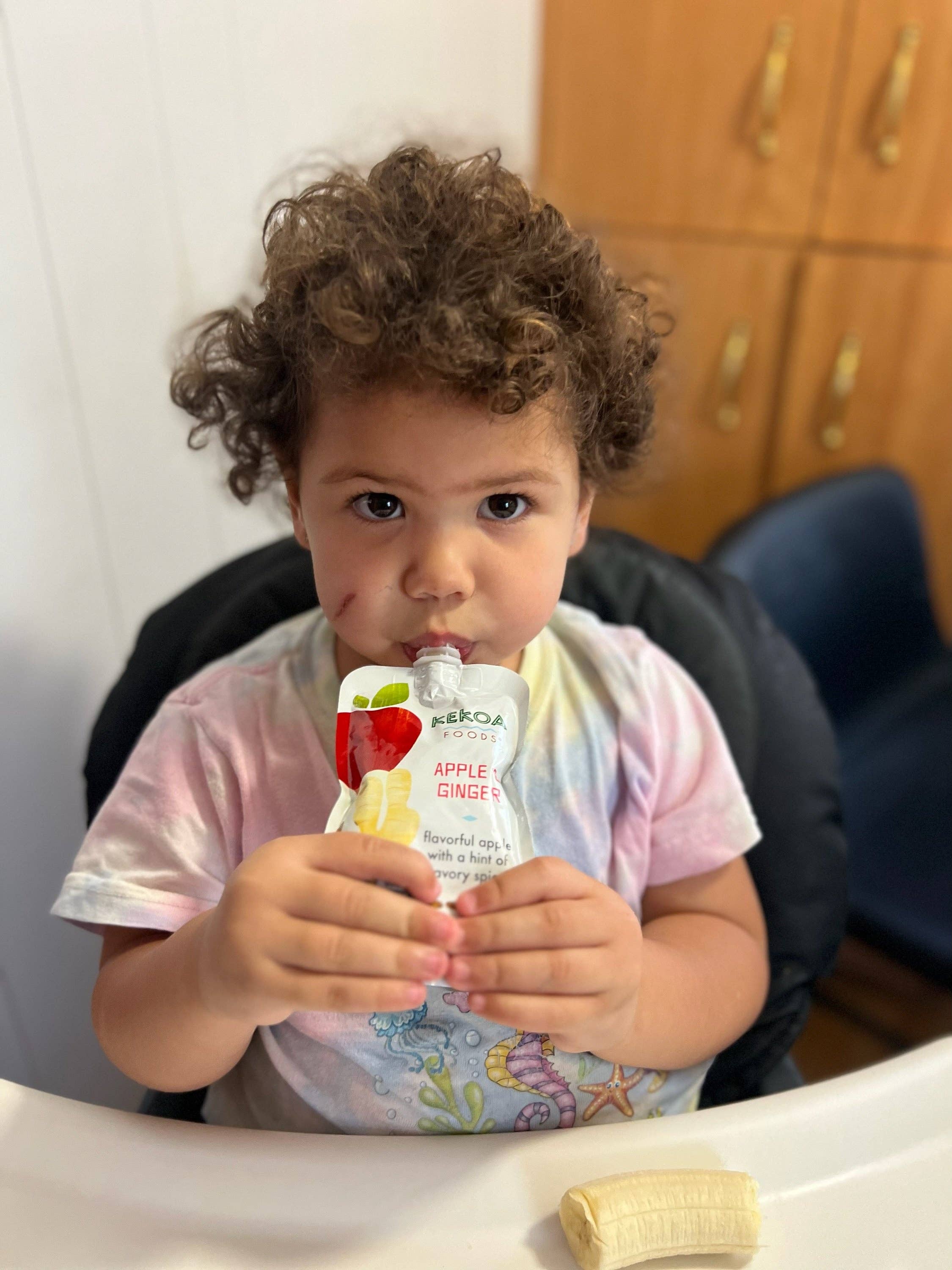 Kekoa Foods - Wholesale Baby Food - Apple & Ginger Squeeze Pouch, 100% Organic Vegetarian Baby Food Purée6