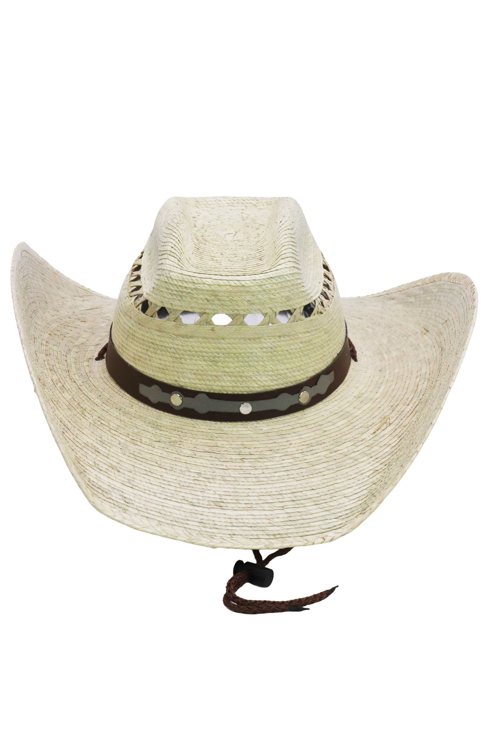 Cap Zone - Venta al por mayor Sombrero cowboy - Mujer - Sombrero Vaquero de Paja con Ventilación Biggs Palm7