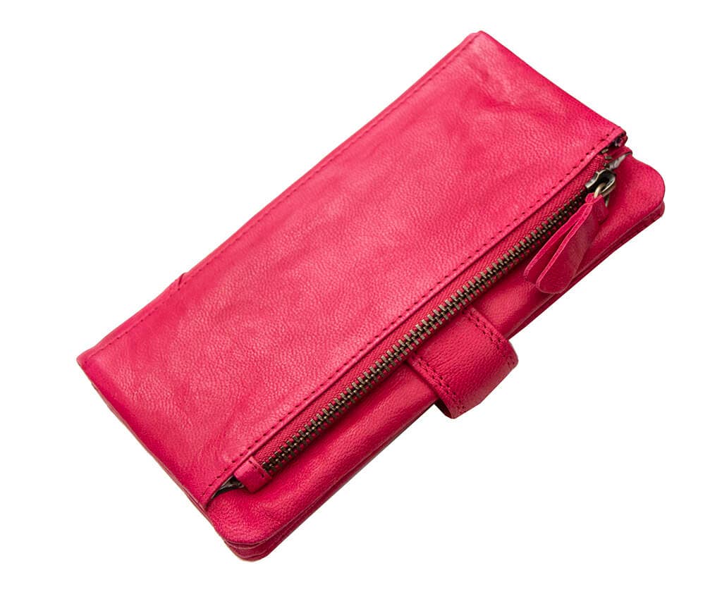 PRIMEHIDE - Venta al por mayor Cartera - Mujer - Monedero de piel grande Crumble - 650314