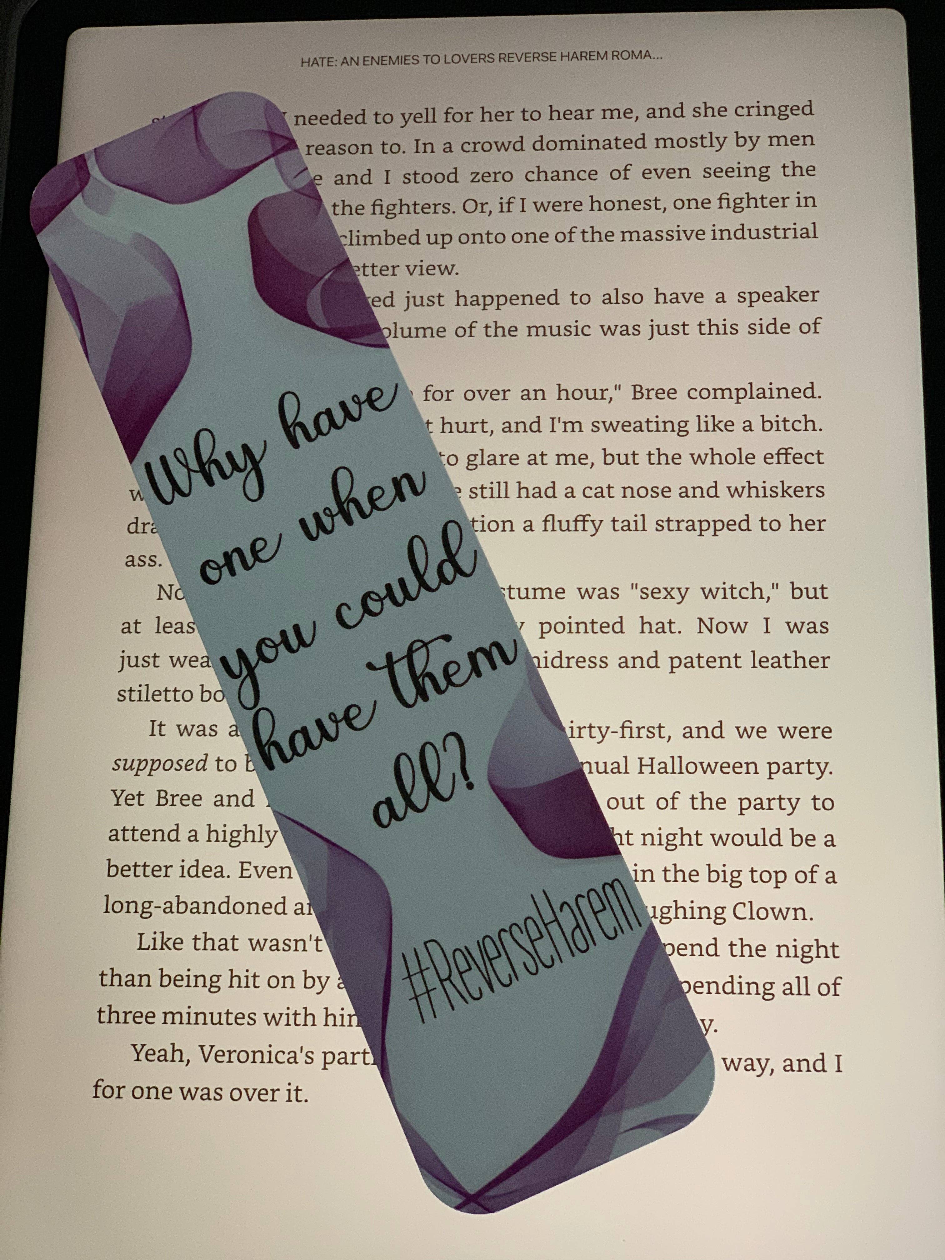 Messterpieces - Wholesale Bookmark - CLEARANCE 8x2 RH Romance Bookmark1