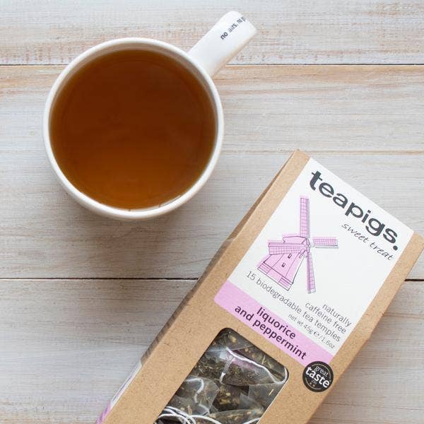 teapigs - Wholesale Tea Bags - Liquorice & Peppermint Tea - 15 Temples