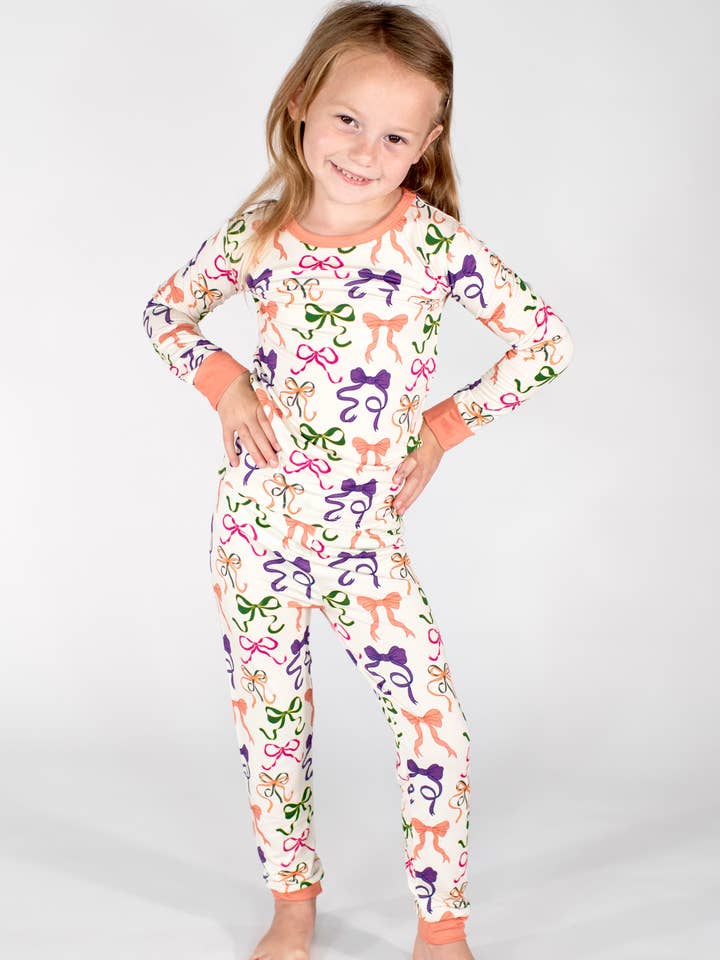 Lazos - Pijamas para Niños Pequeños LS/Pantalones (Descontinuado) para venta al por mayor de Goosies