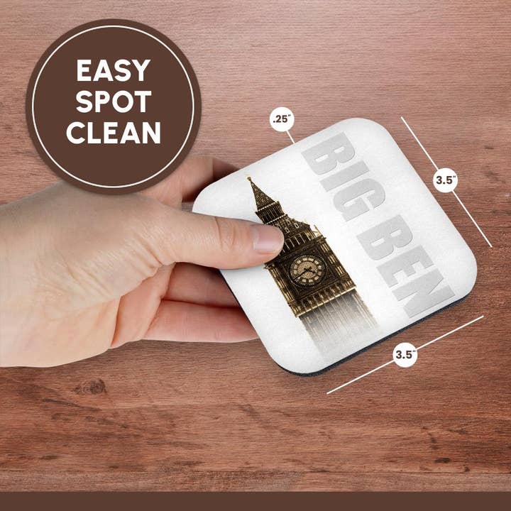 3dRose - Wholesale Coasters - 3dRose, Big Ben Landmark, Coaster13