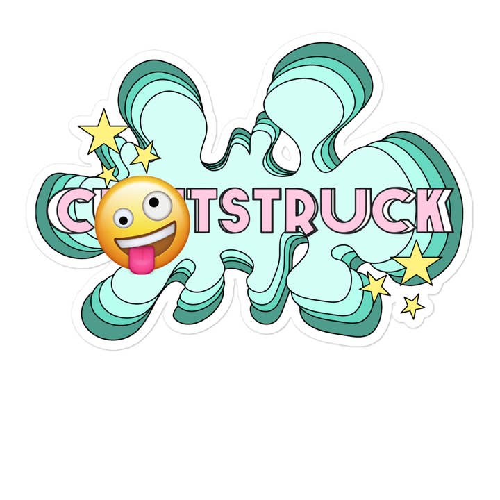 "C***struck" - Sticker for wholesale by Tiny Cow Designs