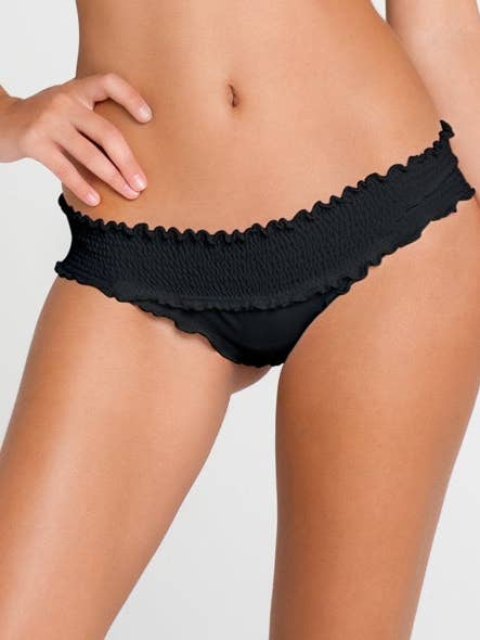 COSITA BUENA - Pucher Band Ruched Minimal Coverage Bottom-LBC for wholesale by Luli Fama