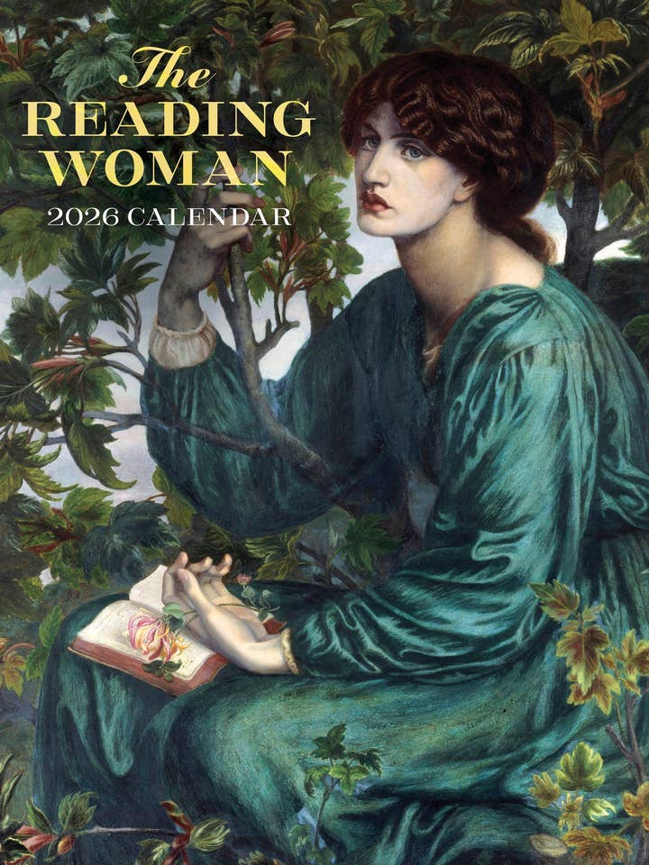 The Reading Woman 2026 Mini Wall Calendar for wholesale by Pomegranate