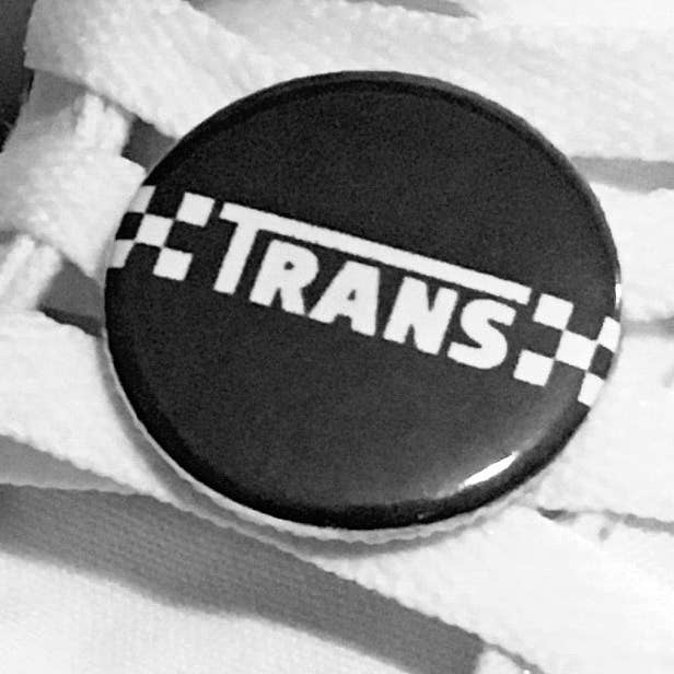Support the T - Wholesale Lapel Pin/Button - Trans button or magnet0