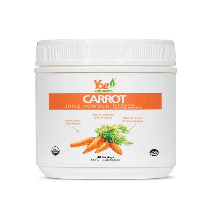 Yae Organics - Wholesale Powdered Health Drink - Organic Carrot Juice Powder