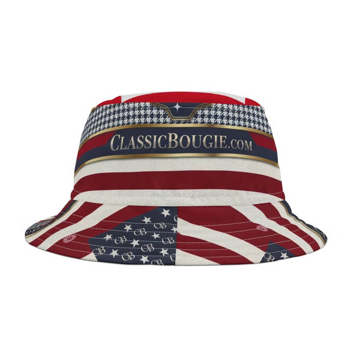 Bob patriotique, accessoire d'été, chapeau de festival, cadeau de vacances, protection solaire élégante pour la vente par Classic Bougie