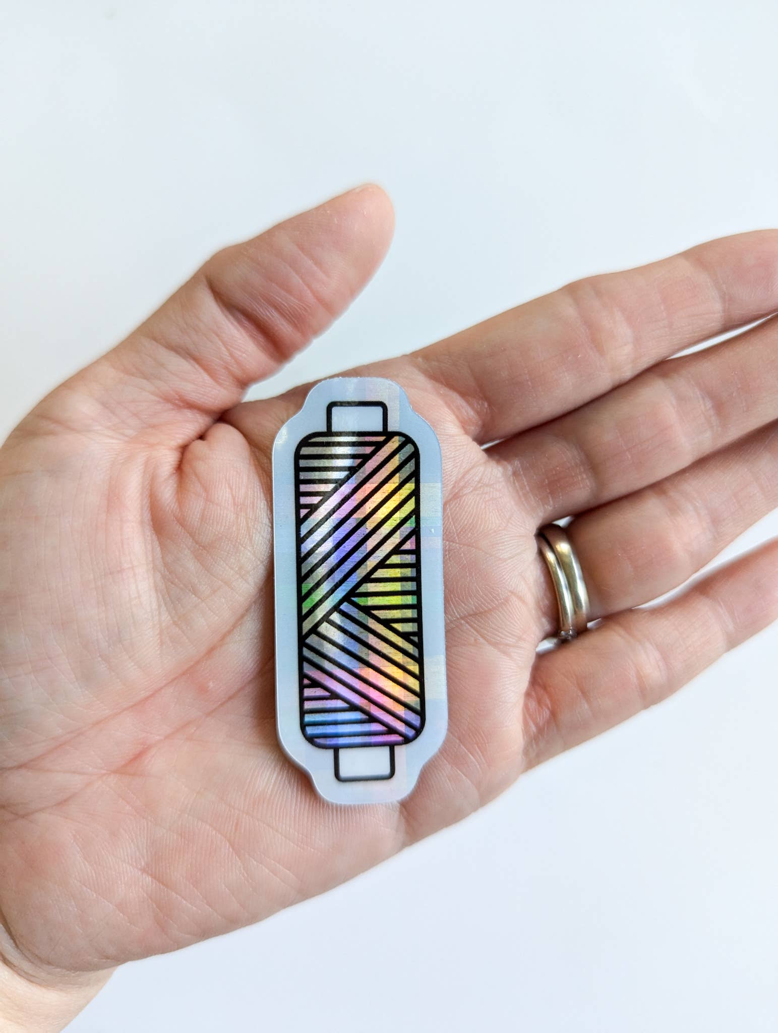 Intensely Distracted – wholesale Sticker – Thread | Vinyl Holographic Sticker1