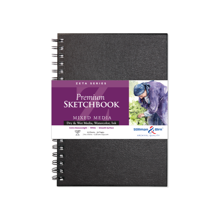 Exaclair - Vente Carnets de croquis - Stillman & Birn Carnet de croquis pour médias mixtes - Série Zeta10