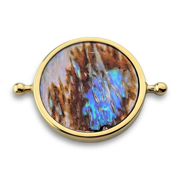 CONQUERing - Wholesale Spiritual Stone/Crystal - Abalone Shell Round Crystal Element8