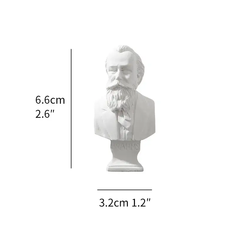 Magnifique Hearts - Wholesale Decorative Figurine - Miniature Greek Busts - Intricately Carved32