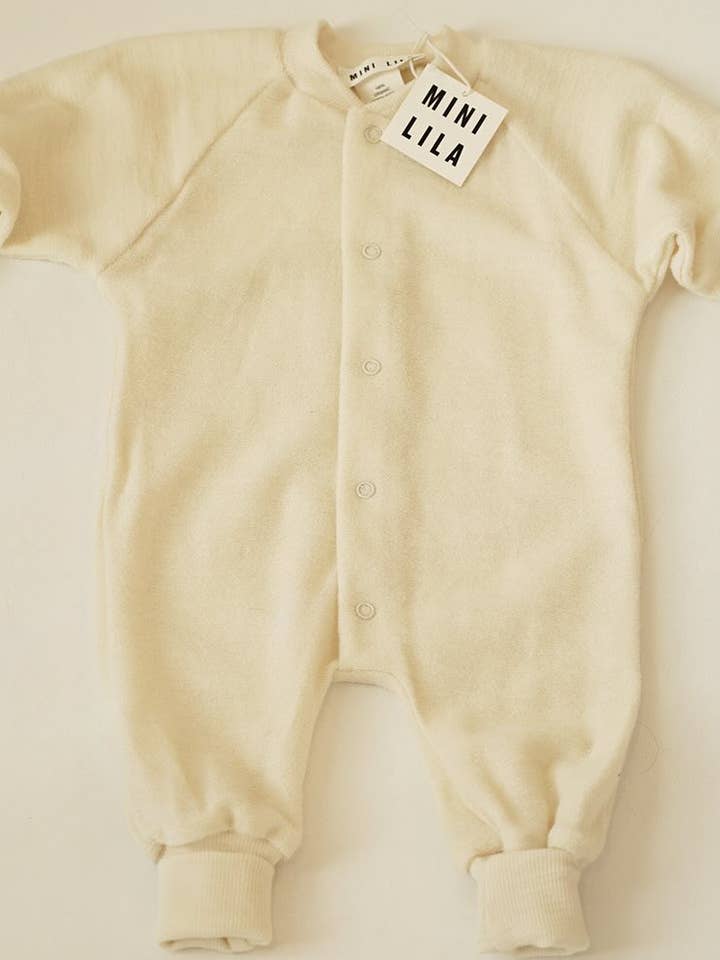 MINI LILA – wholesale Sleepsuit – Baby – Organic Merino Wool Terry One Piece Pajama1