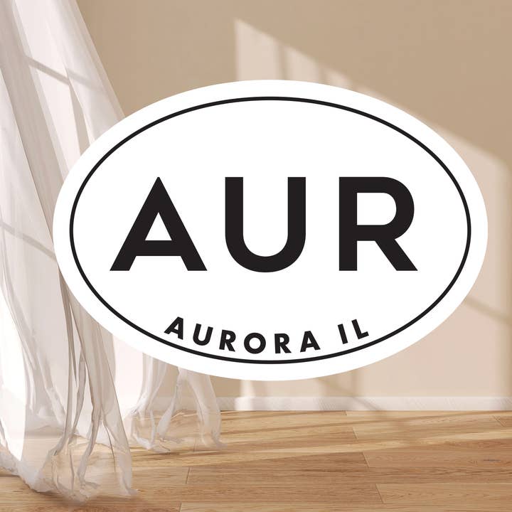 Custom Bumper Sticker Small, Oval Three letter Sticker for wholesale by Send Me a Dream