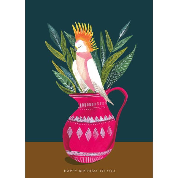 Vevoke - Wholesale Birthday card - Card-Cockatoo