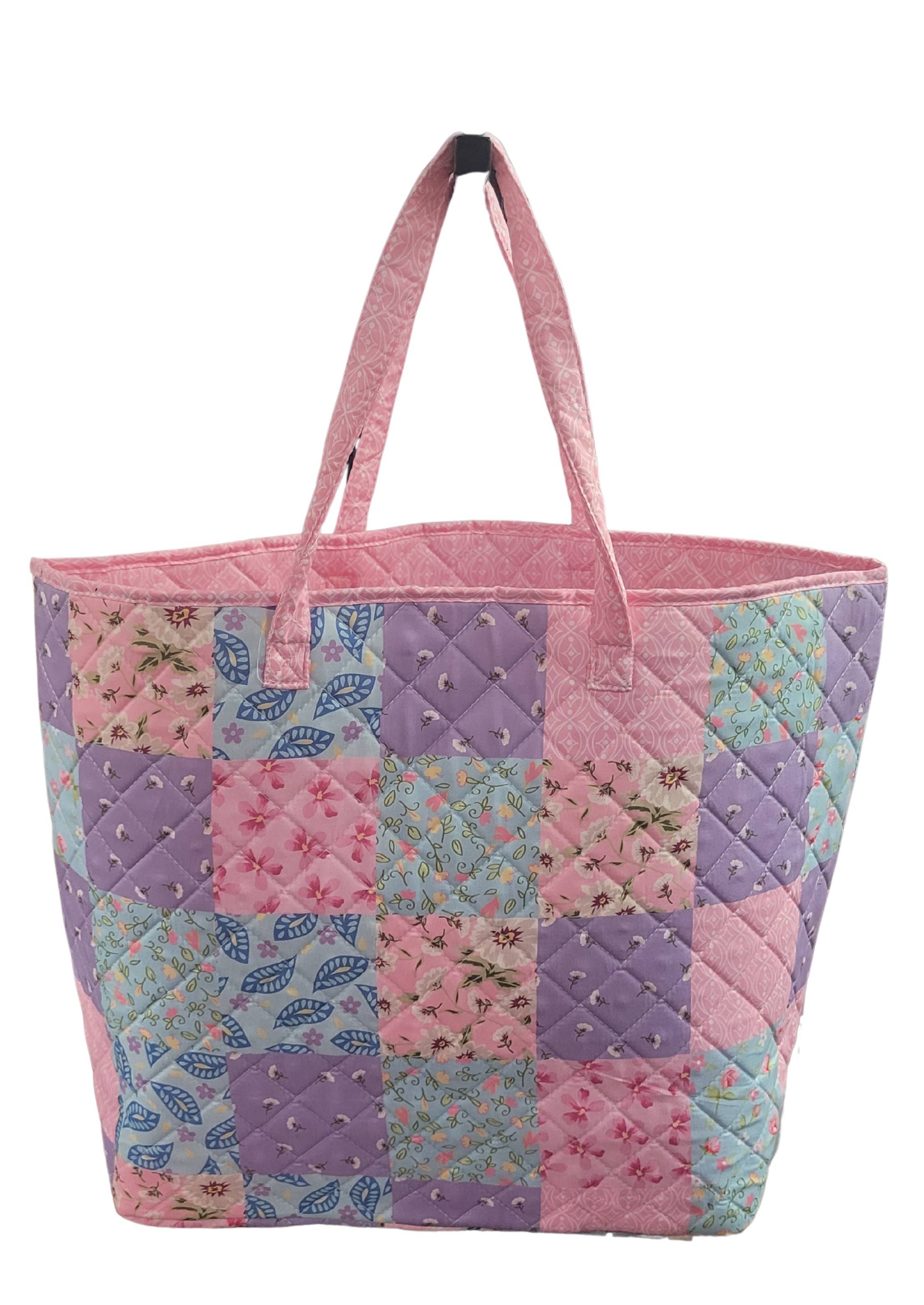 Duke Imports - Wholesale Tote Bag - Women's - "Spring Garden" Designer Quilted Tote Bag