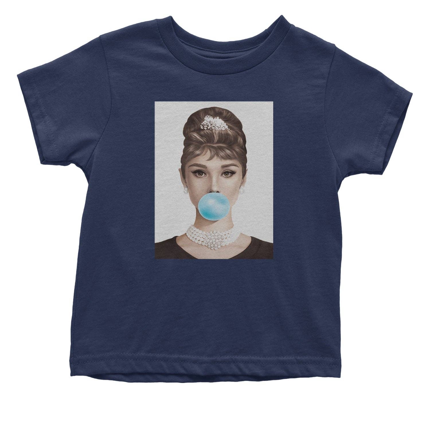 Expression Tees - Vente Body (sans pieds) – bébé - Barboteuse une pièce et t-shirt pour tout-petit Audrey Hepburn Chewing Bubble Gum American Icone14