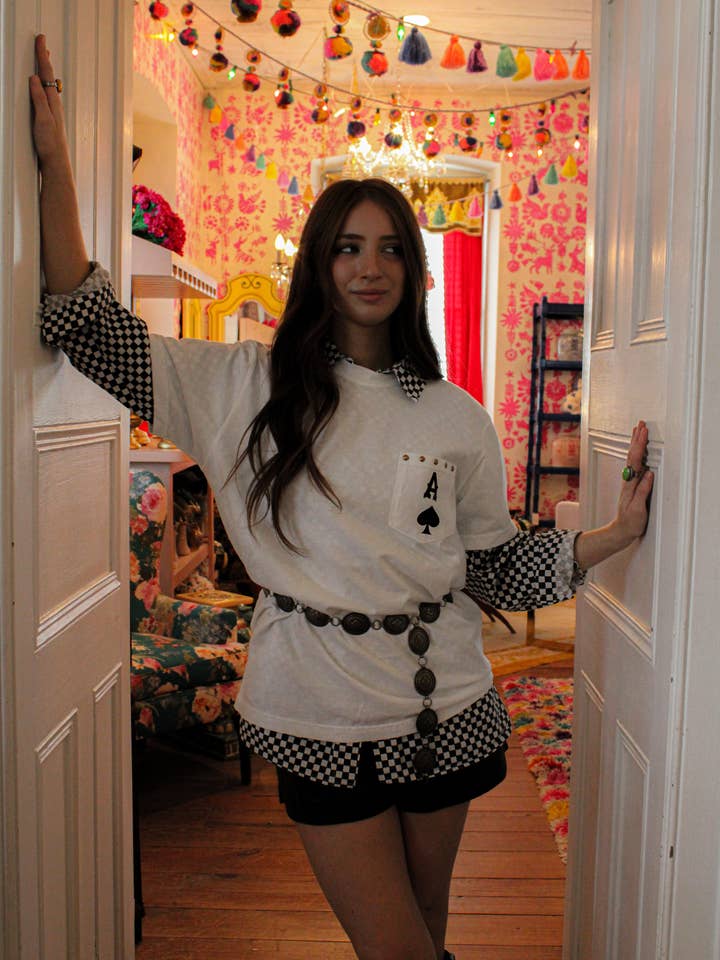 Summer Tees - Wholesale Screen Printed T-Shirt - Women's - HOW LUCKY ARE WE TEE