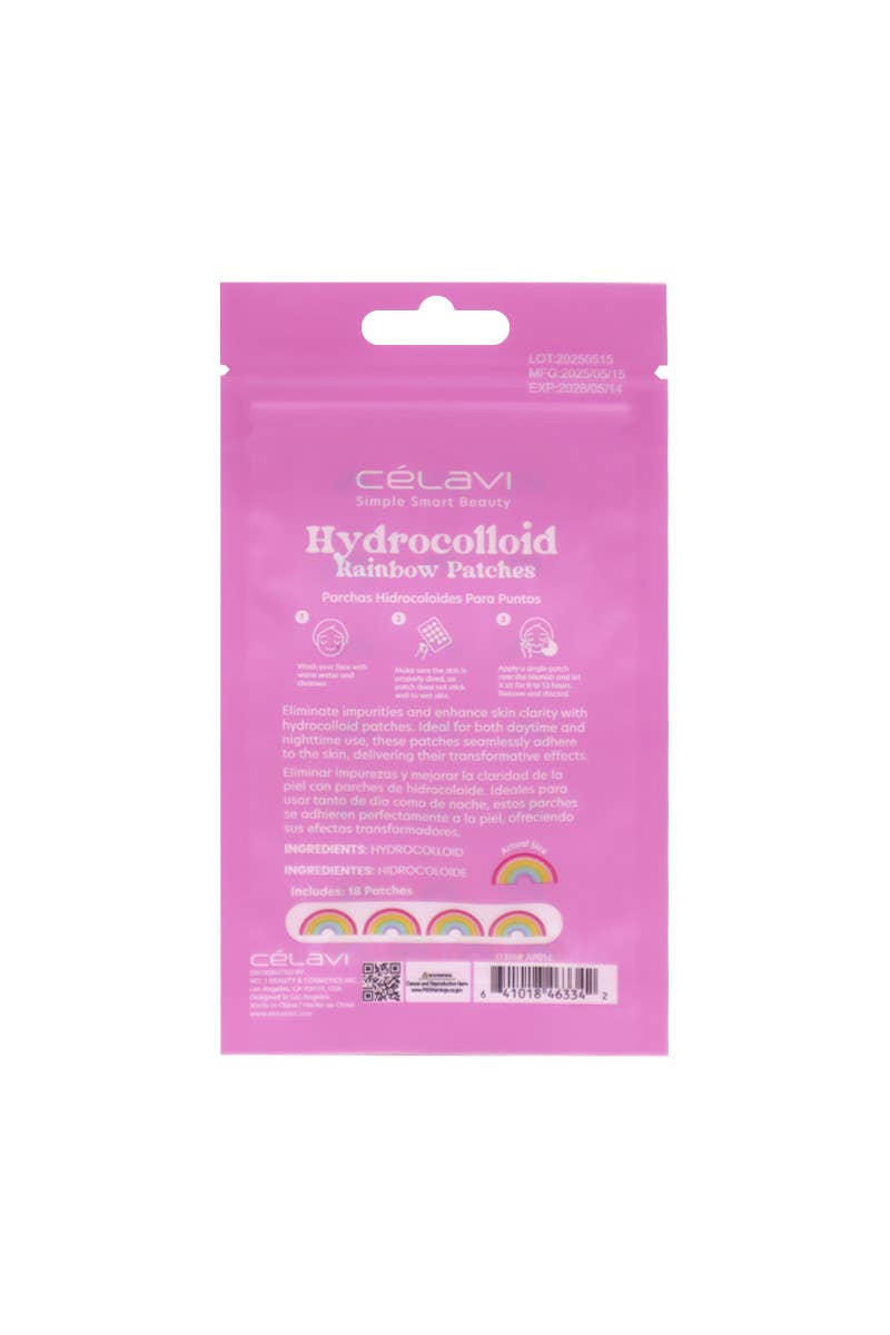 PINEAPPLE Beauty - Wholesale Acne/Hydrocolloid Patch - Celavi AP016 18pc Hydrocolloid Rainbow Acne Spot Patch - 12 2