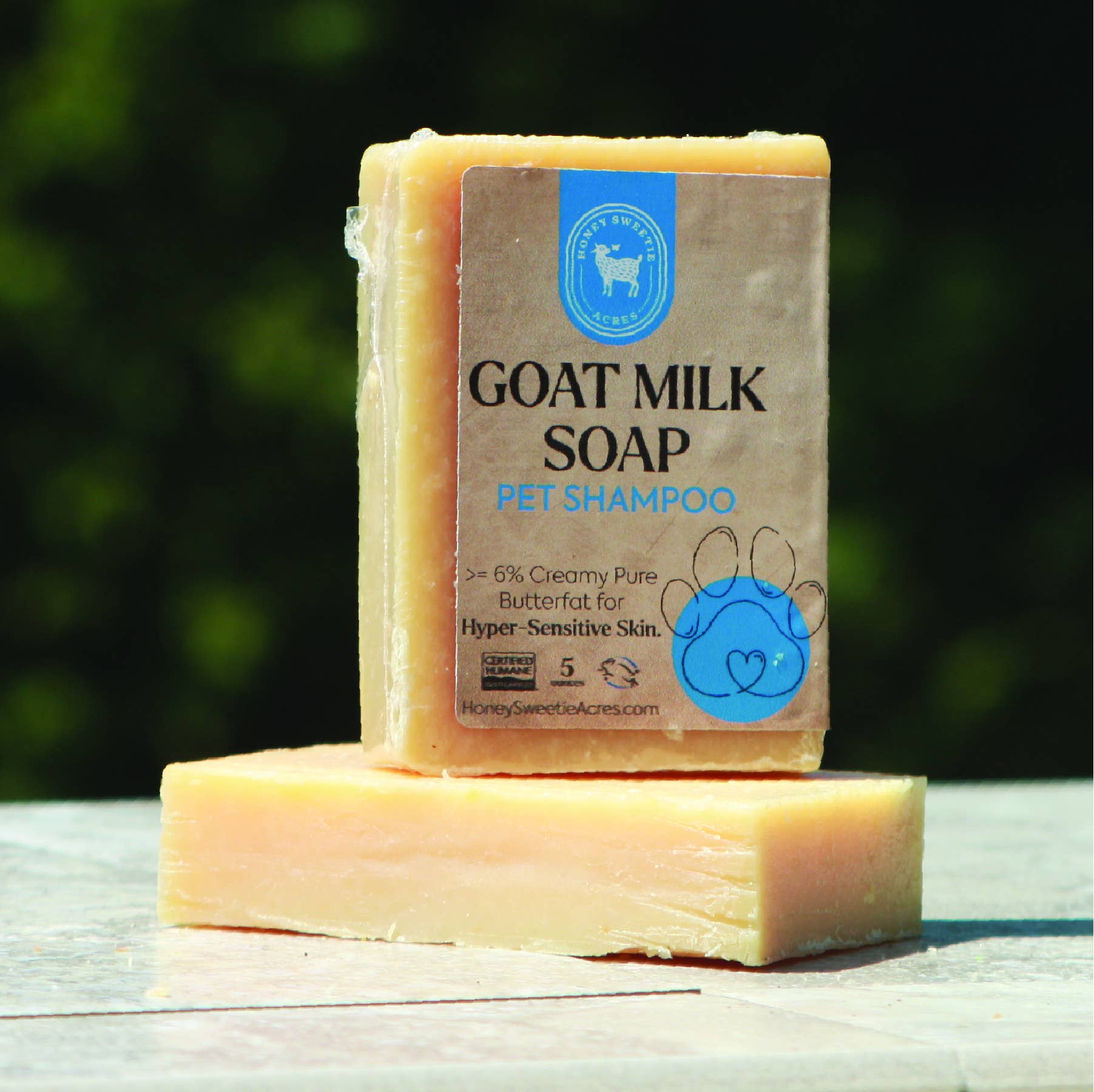 Honey Sweetie Acres - Wholesale Pet Shampoo - Dog - Soap: Pet Shampoo Goat Milk Soap Bar