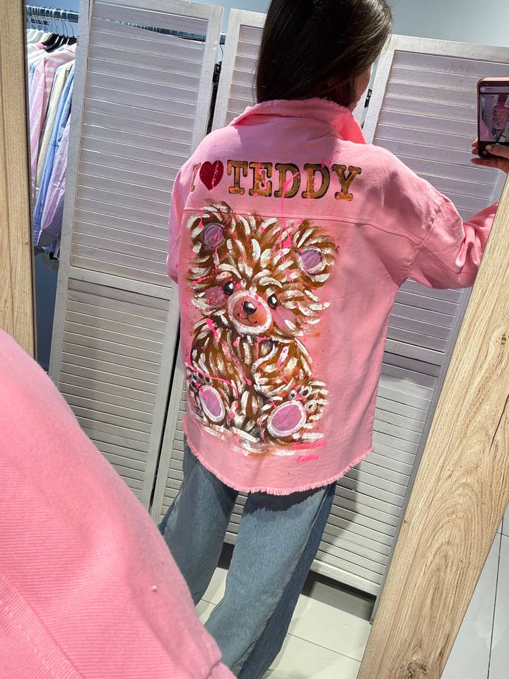 Kvindelig vest med kunstnerisk mønster for engroshandel hos VICTORIA&ISAAC