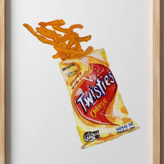 Twisties (Zeit, sich zu verdrehen) - Kunstdruck für den Großhandel von Big Bite Studios