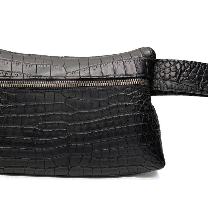 Faux Alligator Belly Waist Pack for wholesale by Rivers Eight