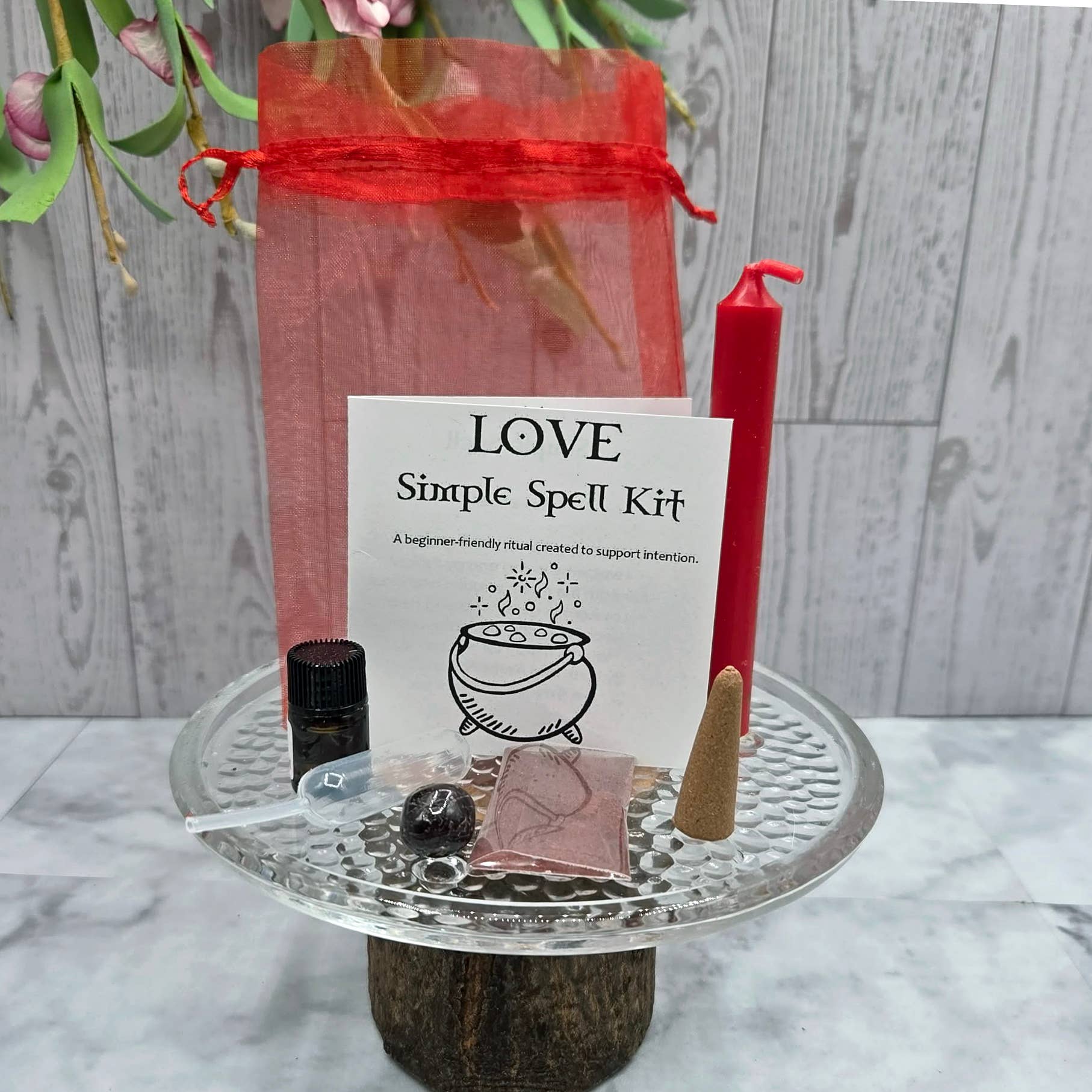 Mystical Roots - Wholesale Meditation Supplies - Simple Spell Kit for Beginners,  Love1