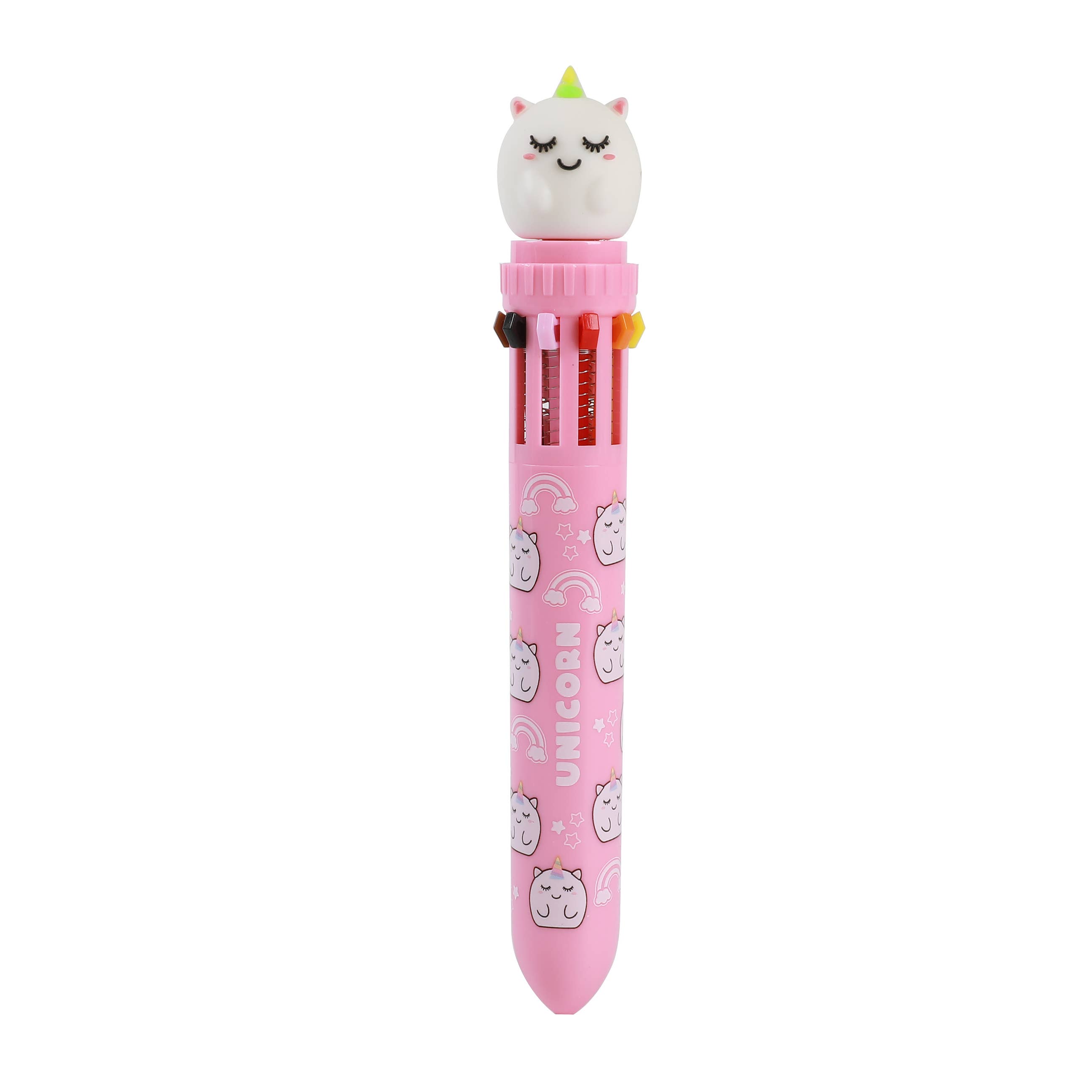 I-Total, I-Drink - Wholesale Pen - Unicorn Multicolor Pen - Display 36 Pcs1