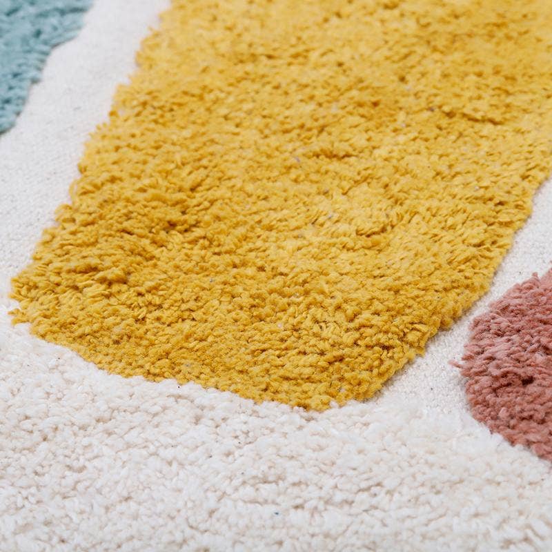 NATTIOT - Wholesale Mat - Kids & Baby - RAINBOW children's rug with tassels1