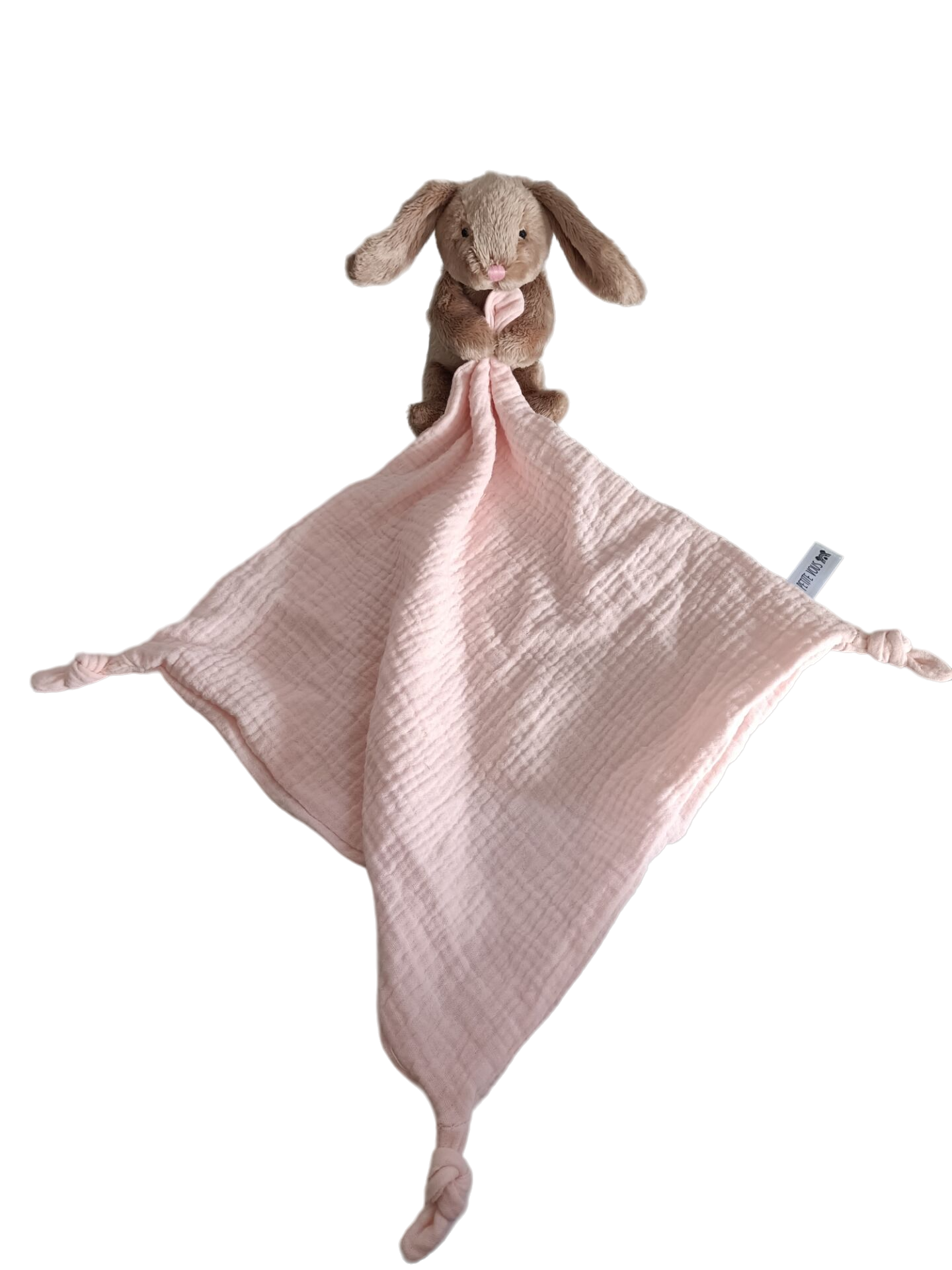 PETITE VOUS - Vendita all'ingrosso Copertina doudou - Neonati - Coperta confortevole in mussola Petite Vous Bella the Bunny0