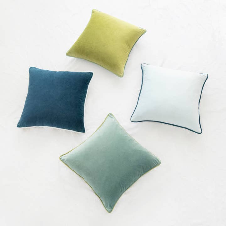 Monday Moose - Wholesale Throw/Decorative Pillow - Monteverde Pillow Covers (4-Pack) - Green/Blue9