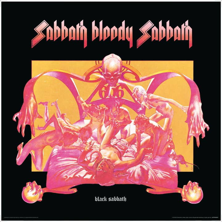 The Art Group - Wholesale Art Print - Black Sabbath (Sabbath Bloody Sabbath) Album Cover2