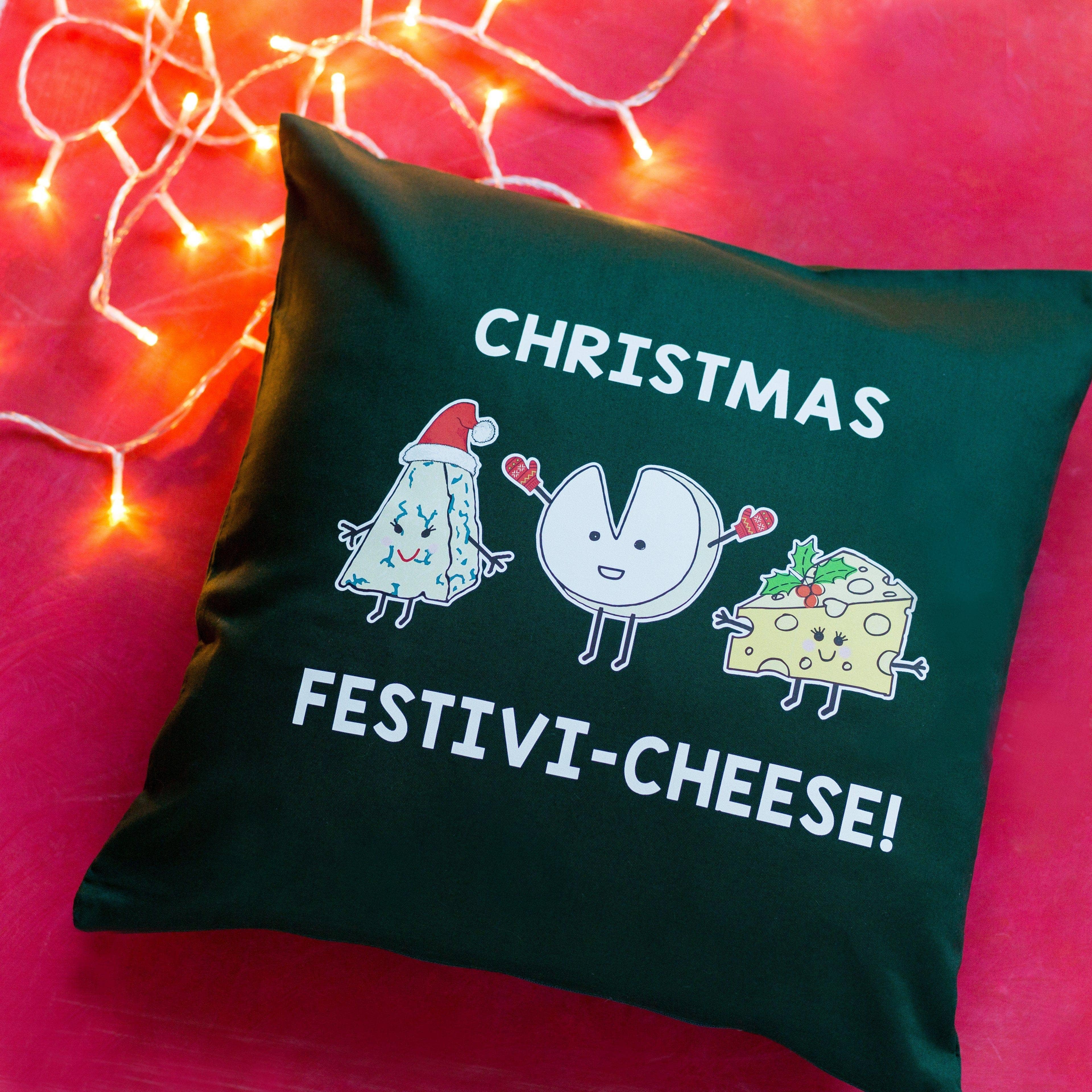 Of Life & Lemons - Wholesale Throw/Decorative Pillow - Funny Cheese Christmas Cushion1
