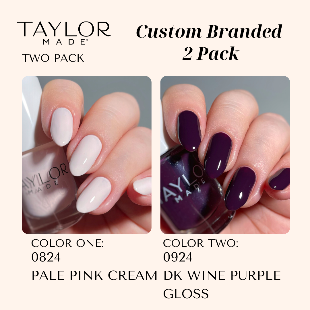 Taylor Made Polish – wholesale Nail polish – Custom Nail Polish: 2 Pack Long-wearing + Vegan + Non-toxic121