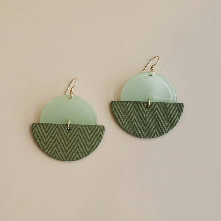 Groene Palm Luna voor wholesale door Nickel and Suede