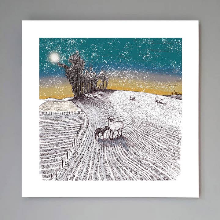 ”Little Lamb” Konsttryck för wholesale av Fay's Studio