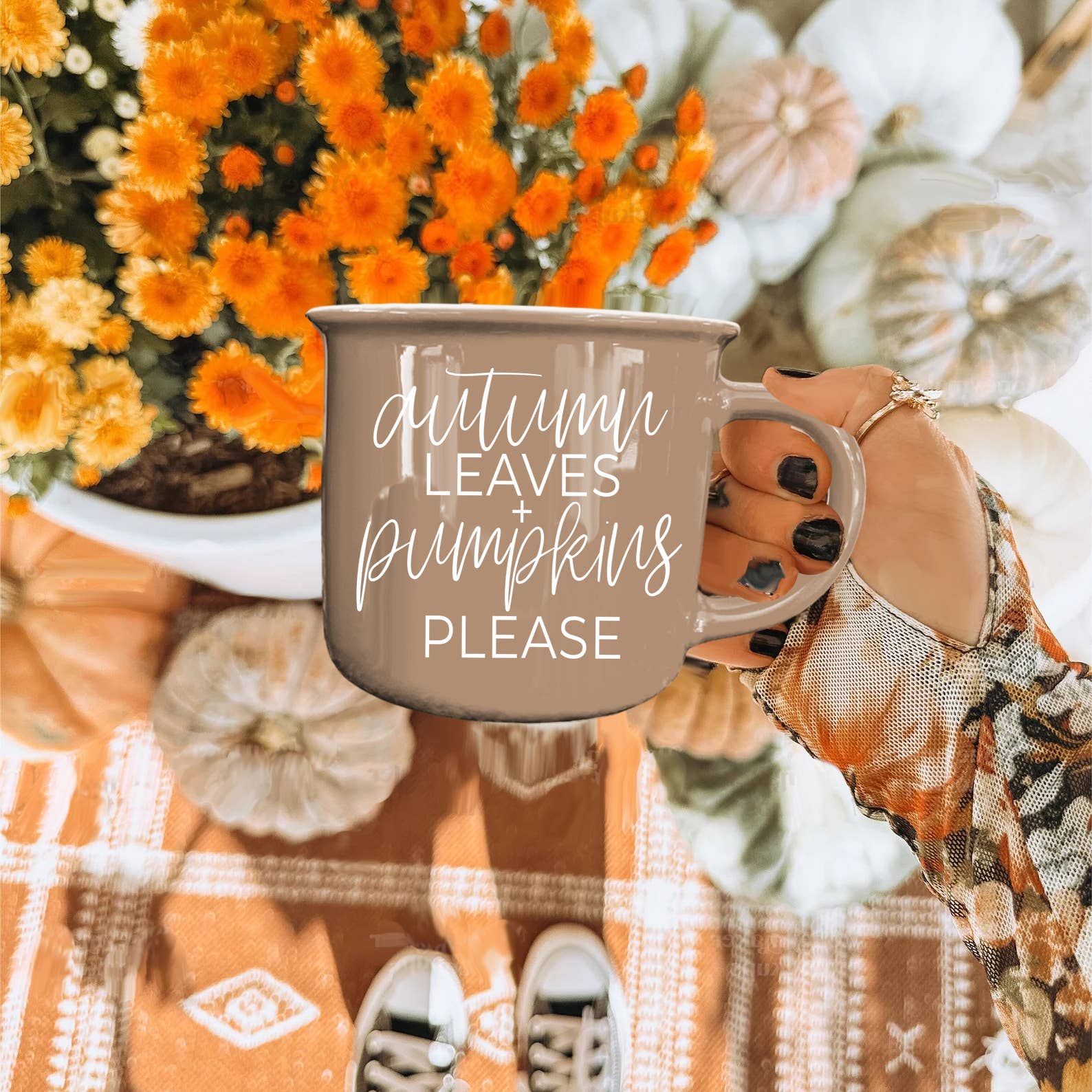 Gia Roma - Vente Tasse à café - Tasses à café Sweater Weather, vaisselle d'automne neutre, jolie tasse106