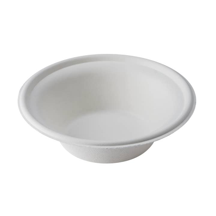 CaliWare No PFAS Added Natural Bagasse 12 oz. Bowl - 1000/Ca for wholesale by CaliWare