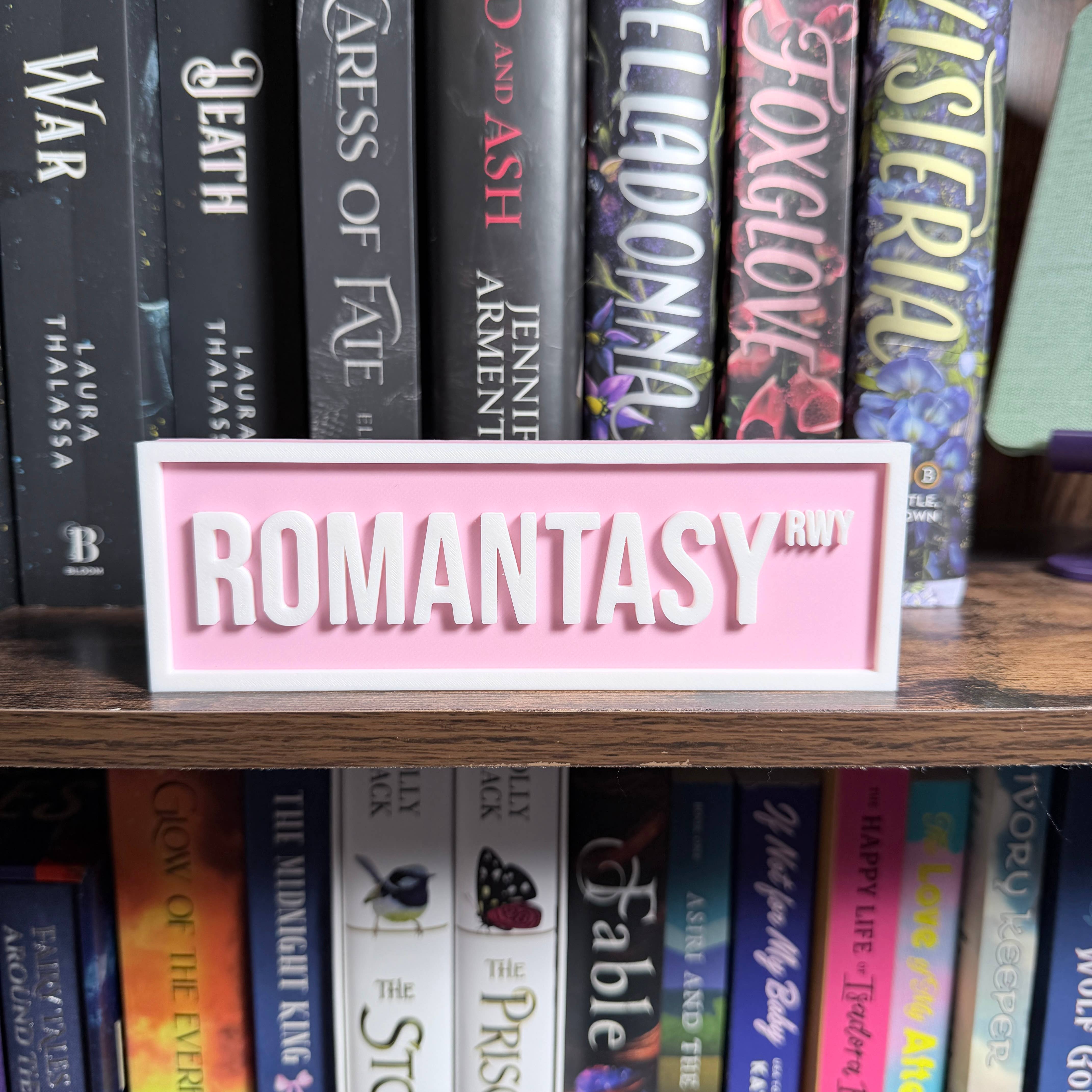 The Crafted Nook - Wholesale Sign - Romantasy Street Sign | Bookshelf Decor8