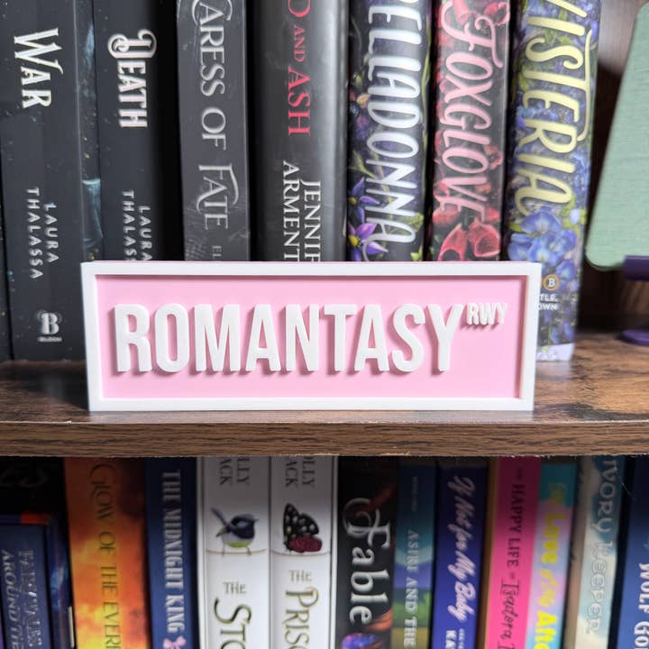 The Crafted Nook - Wholesale Sign - Romantasy Street Sign | Bookshelf Decor8