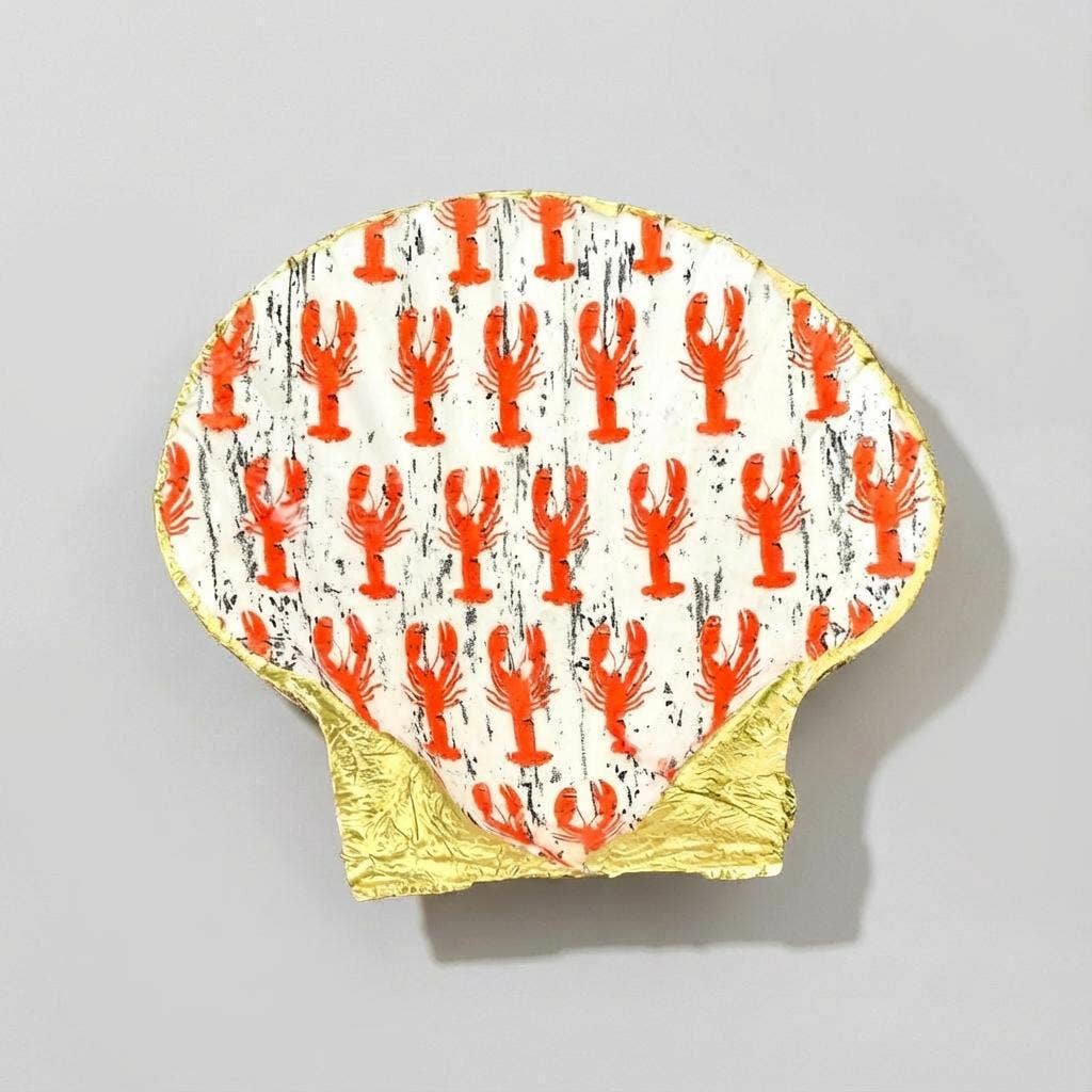 Shell Yeah By Jaks LLC – wholesale Butter dish – Lobster Shack Scallop Dish|Gold0