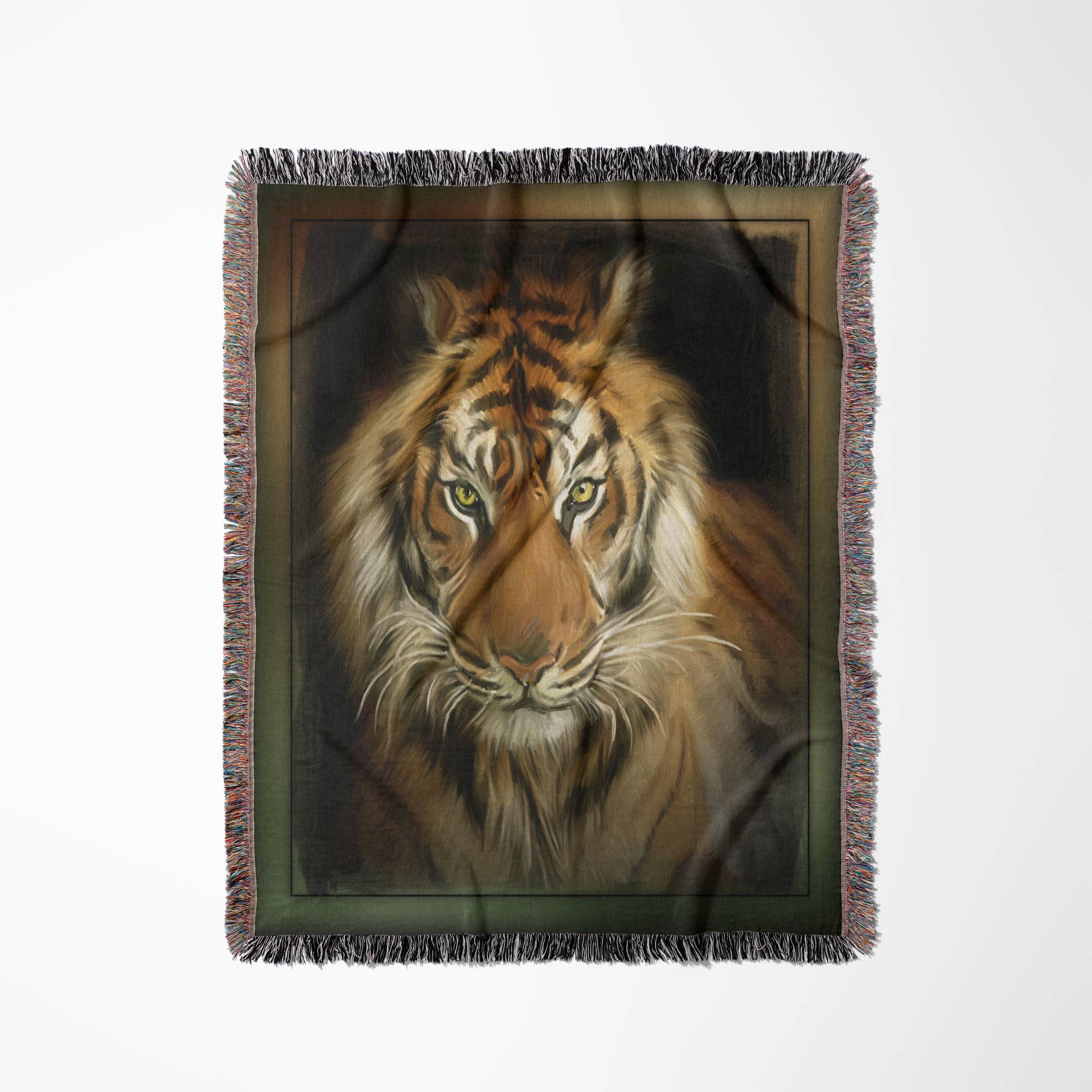 3dRose - Wholesale Throw Blanket - 3dRose, Portrait of a Tiger, Blanket0