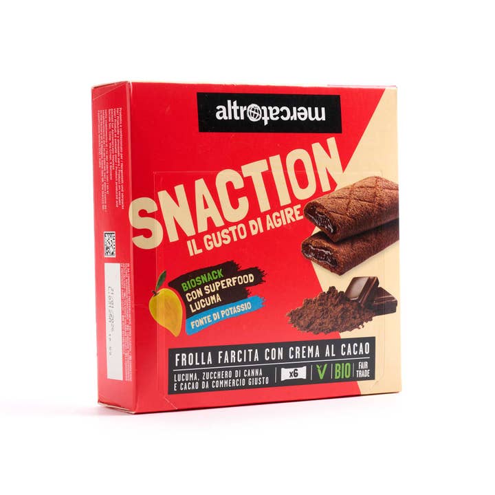 Snaction - Kakaokräm Biscolucuma - Ekologisk - 150g - 6x25 g för wholesale av Altromercato