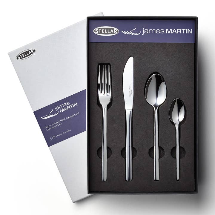Stellar - Wholesale Assorted Cutlery Set - Stellar James Martin, 24 Piece Cutlery Set1