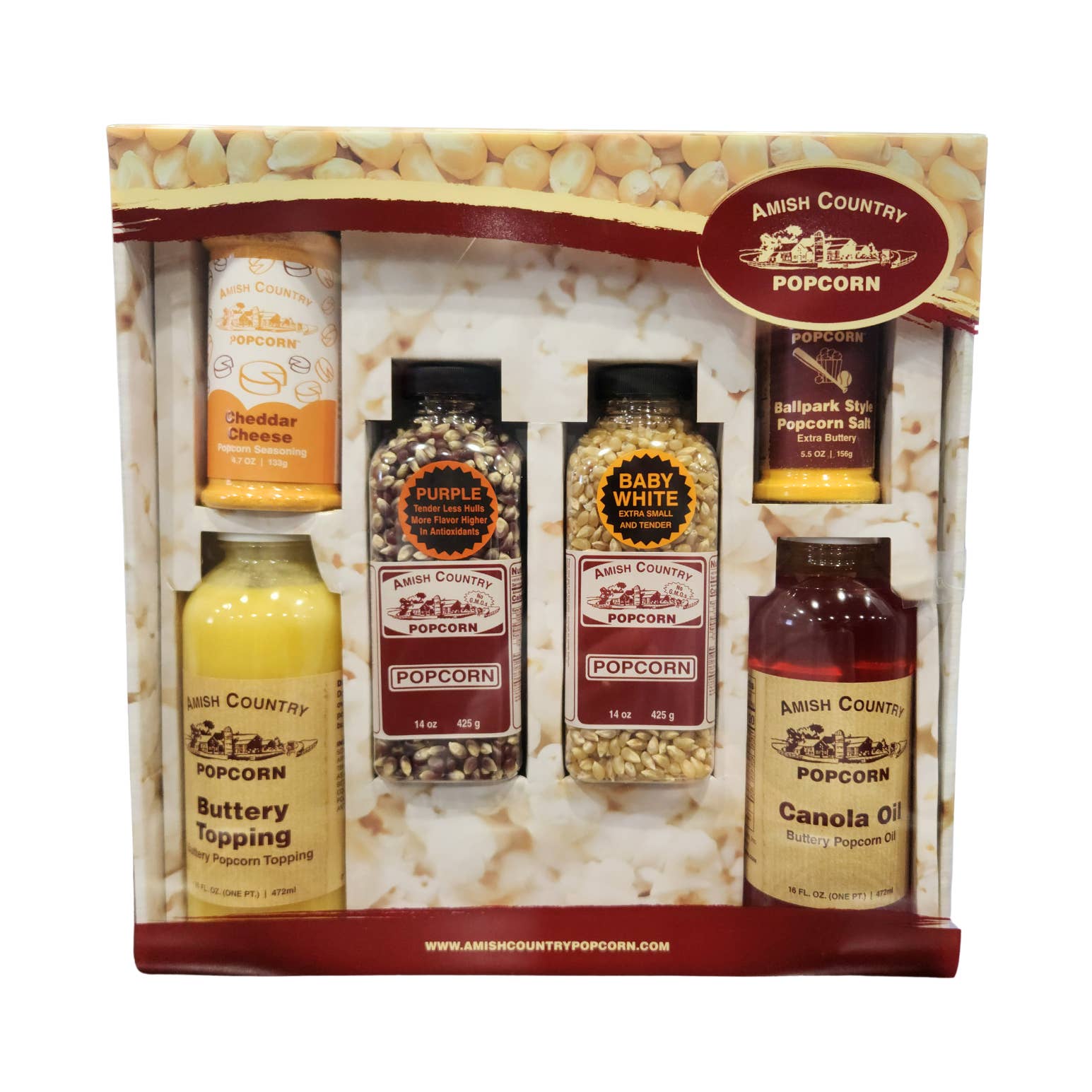 Amish Country Popcorn - Wholesale Popcorn - All in One Popcorn Gift Box