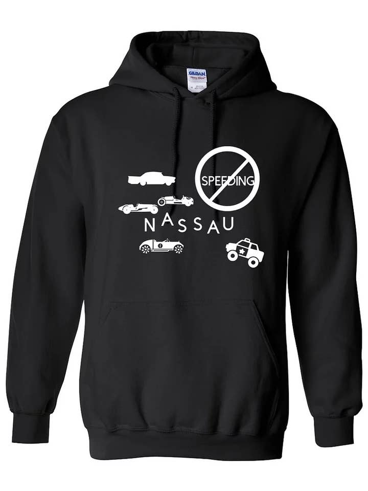 Sudadera con capucha No Speeding in Nassau (talla S-3XL, 100 ct.) para venta al por mayor de 413 Shirts