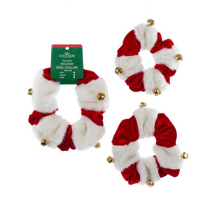 Kurt S. Adler, Inc. - Wholesale Pet Collar - Dog - CHRISTMAS DOG COLLAR 3/ASSTD