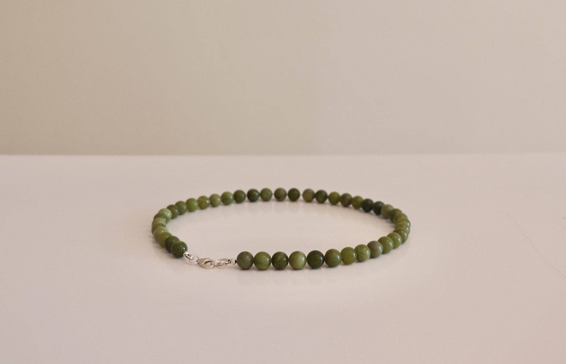 Ettori - Wholesale Beaded/pearl necklace - Peta Necklace // Emerald Green Beads